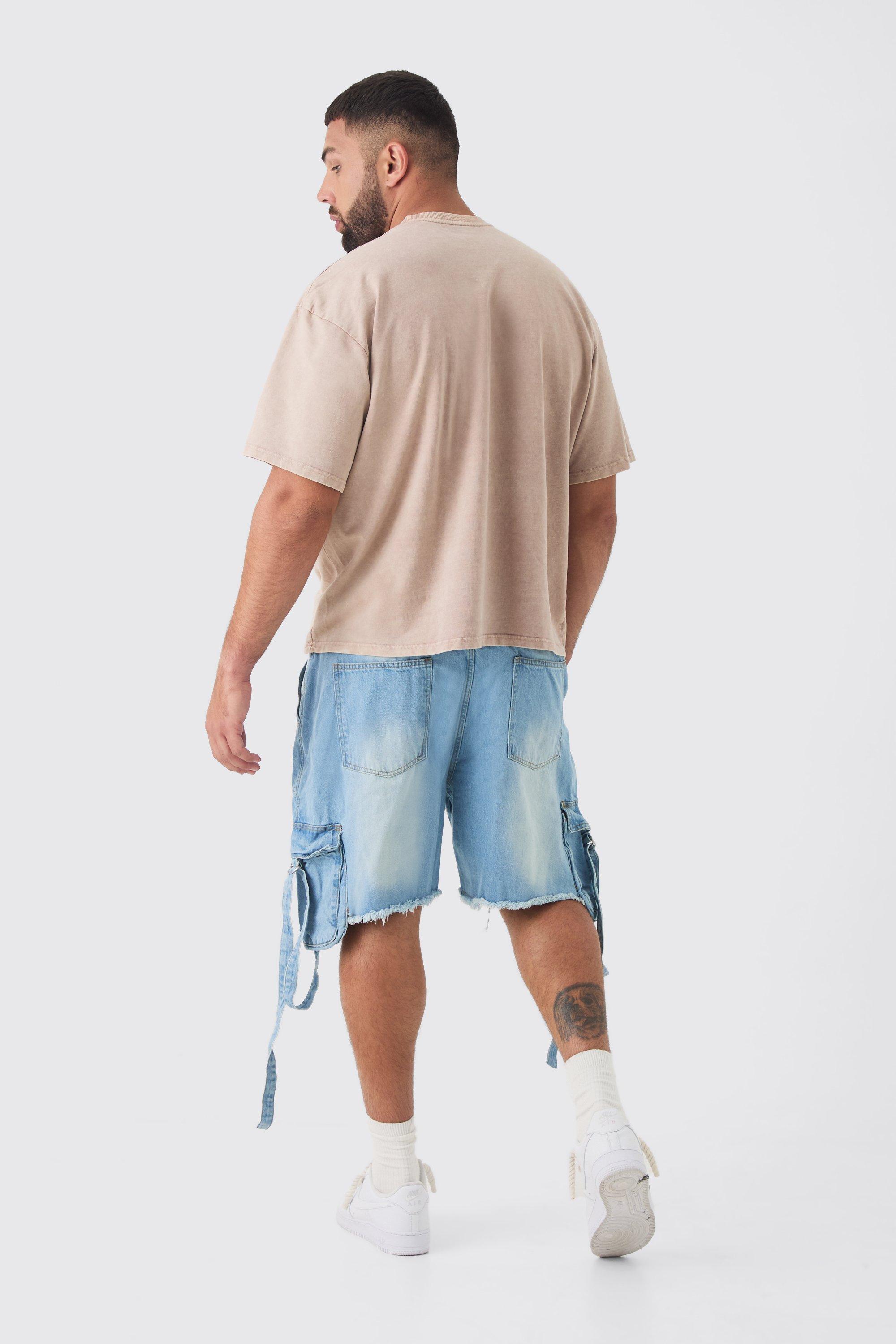 Short jean homme grande taille outlet
